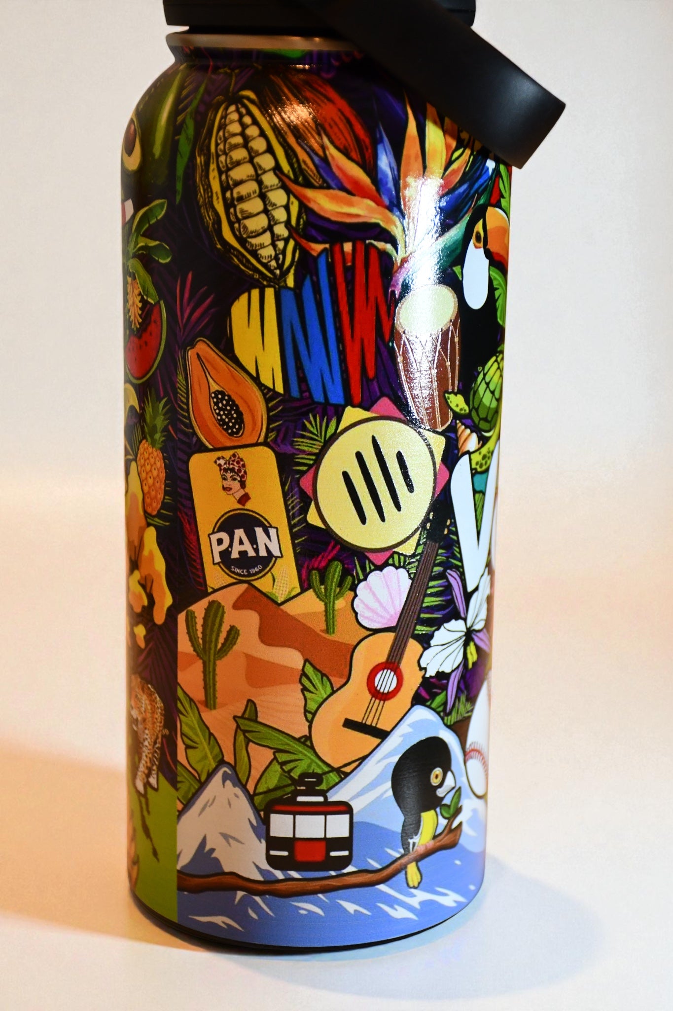32oz Double-Wall Stainless Steel Tumbler – Venezuela-Inspired Design