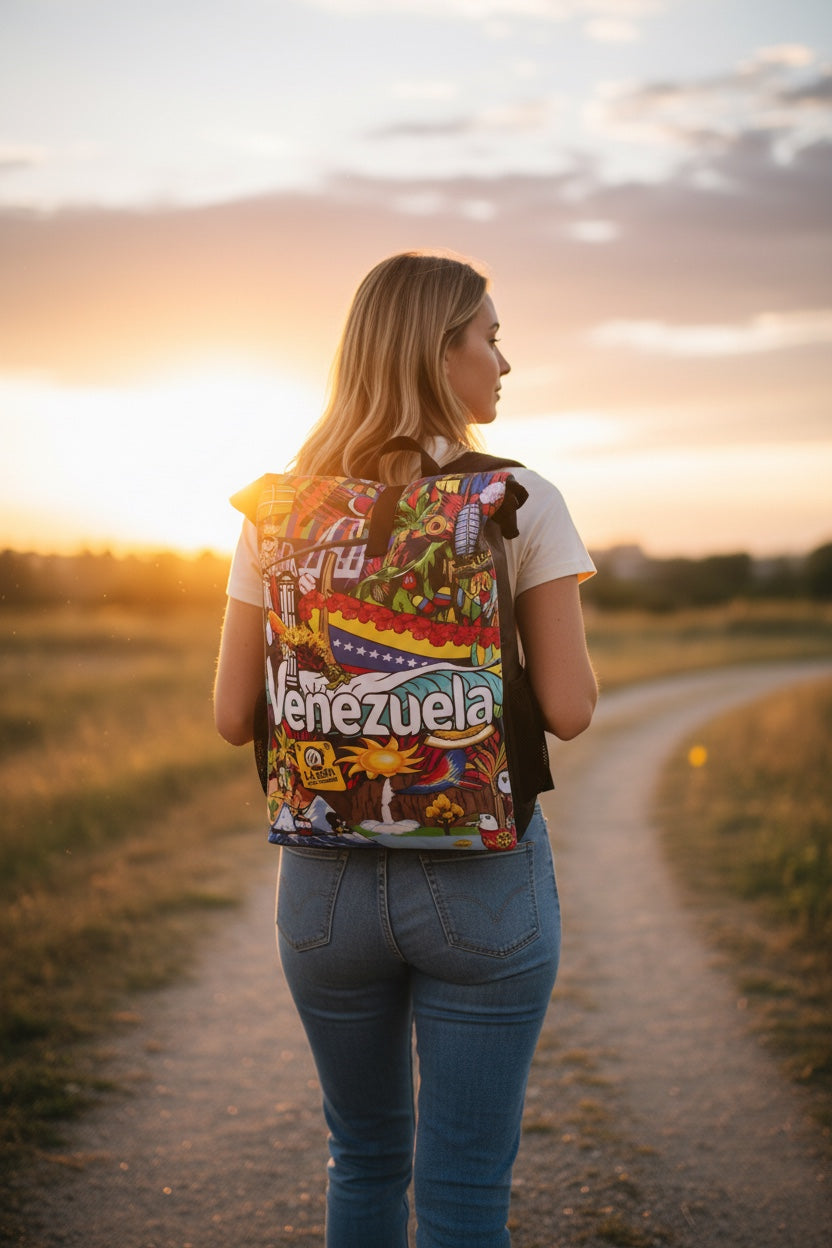 Waterproof BackBack 35L  – Venezuela-Inspired Design.